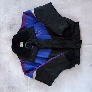 VINTAGE 1994 ICE RIDER BY MUSTANG COLOUR BLOCK WINTER JACKET